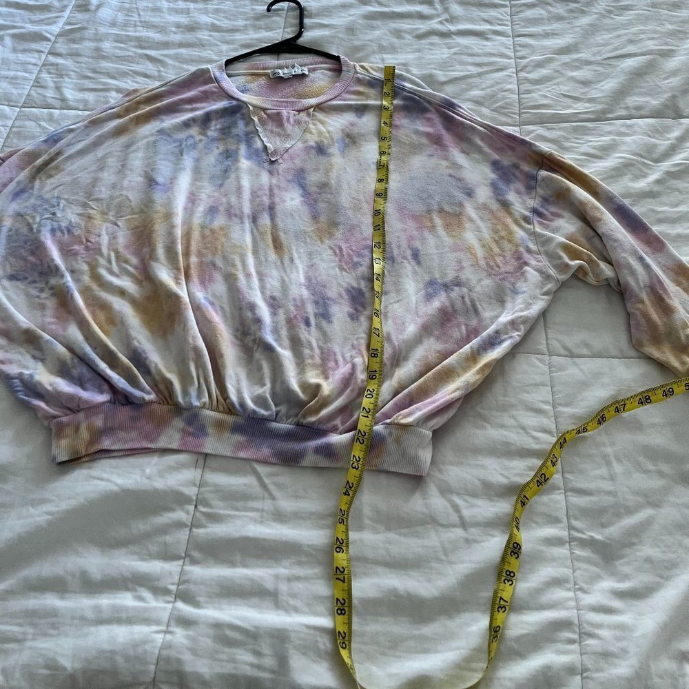 Young Fabulous and Broke Sweatshirt Juliette Pastel Tie-Die - Picture 9 of 12